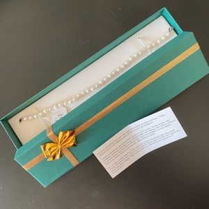 New Sterling Silver Pearl Bracelet “A”